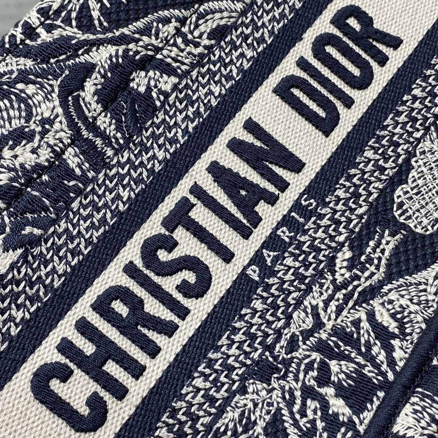 Dior Mini Dior Book Tote With Strap - DopestKickz