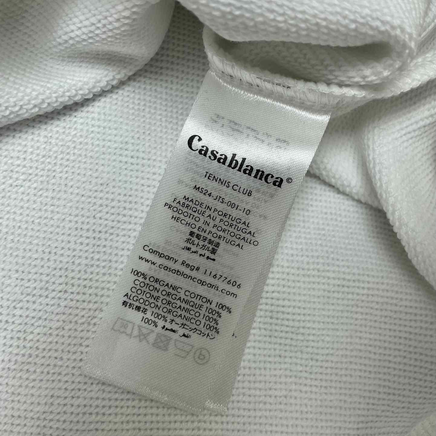 Casablanca Tennis Court Chenille Crew Sweat - DopestKickz