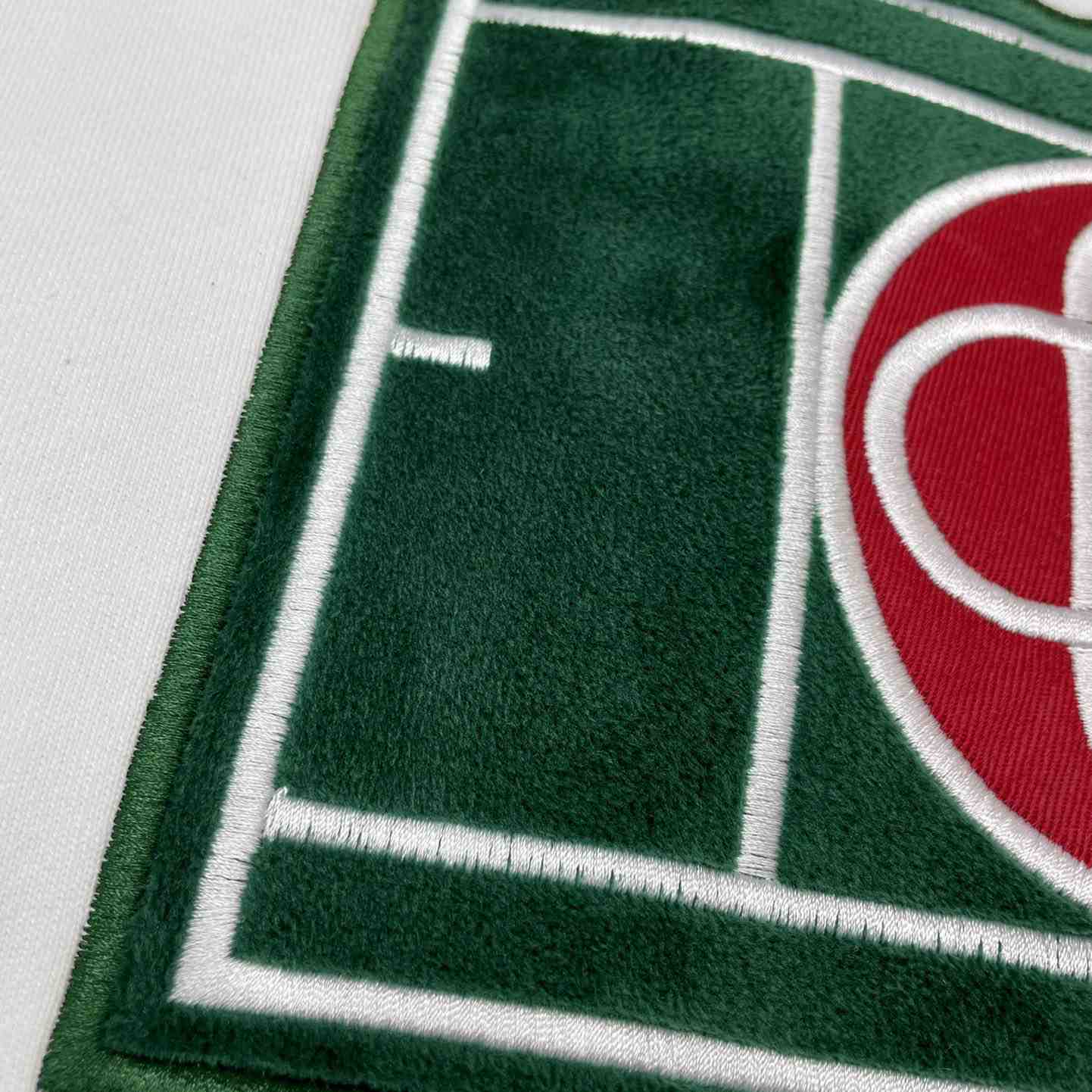 Casablanca Tennis Court Chenille Crew Sweat - DopestKickz