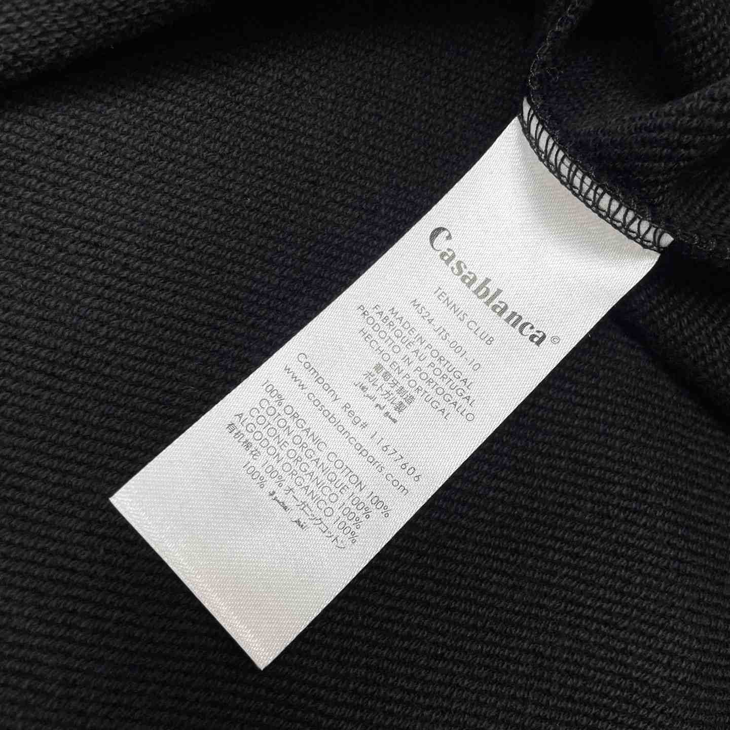 Casablanca Tennis Court Chenille Crew Sweat - DopestKickz