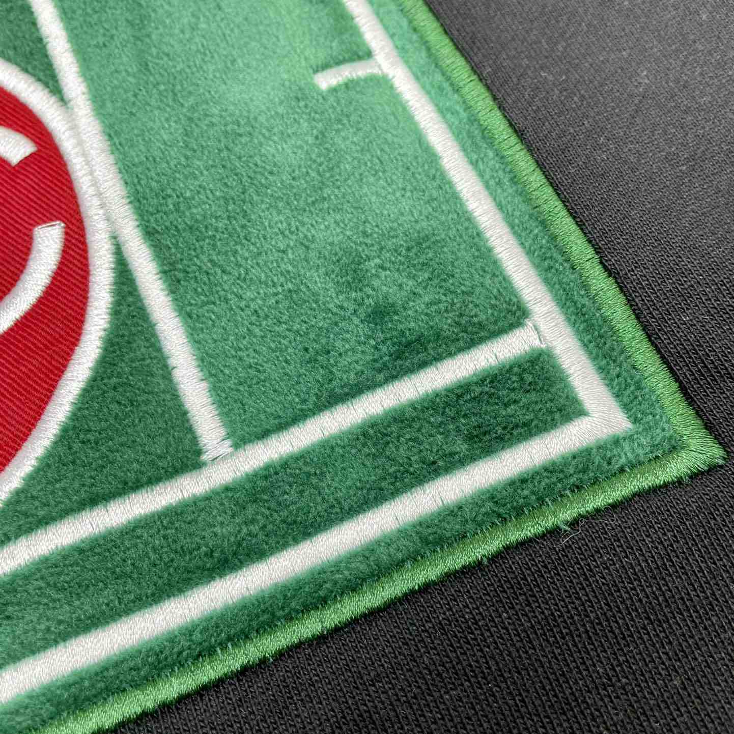Casablanca Tennis Court Chenille Crew Sweat - DopestKickz