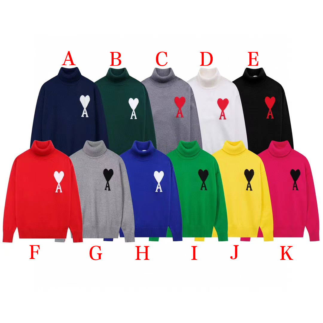 Ami De Coeur Virgin Wool Turtleneck Jumper - DopestKickz