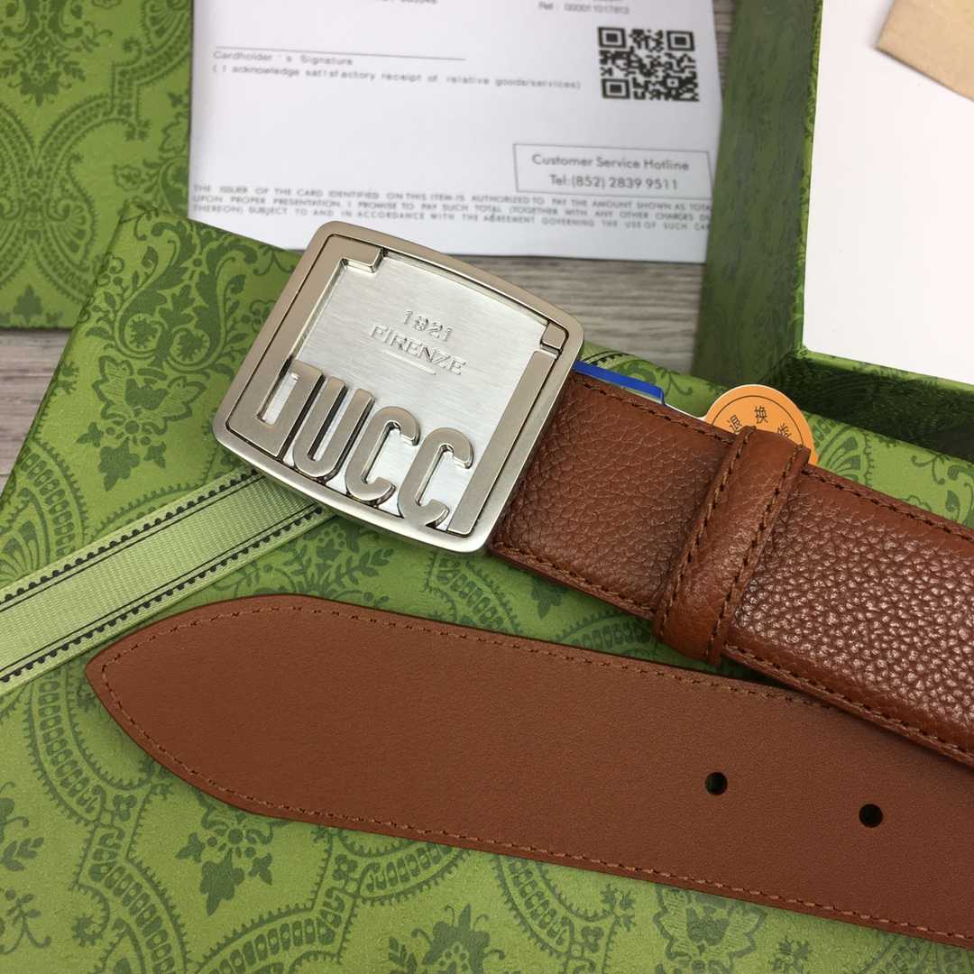 Gucci Leather Belt  35mm - DopestKickz