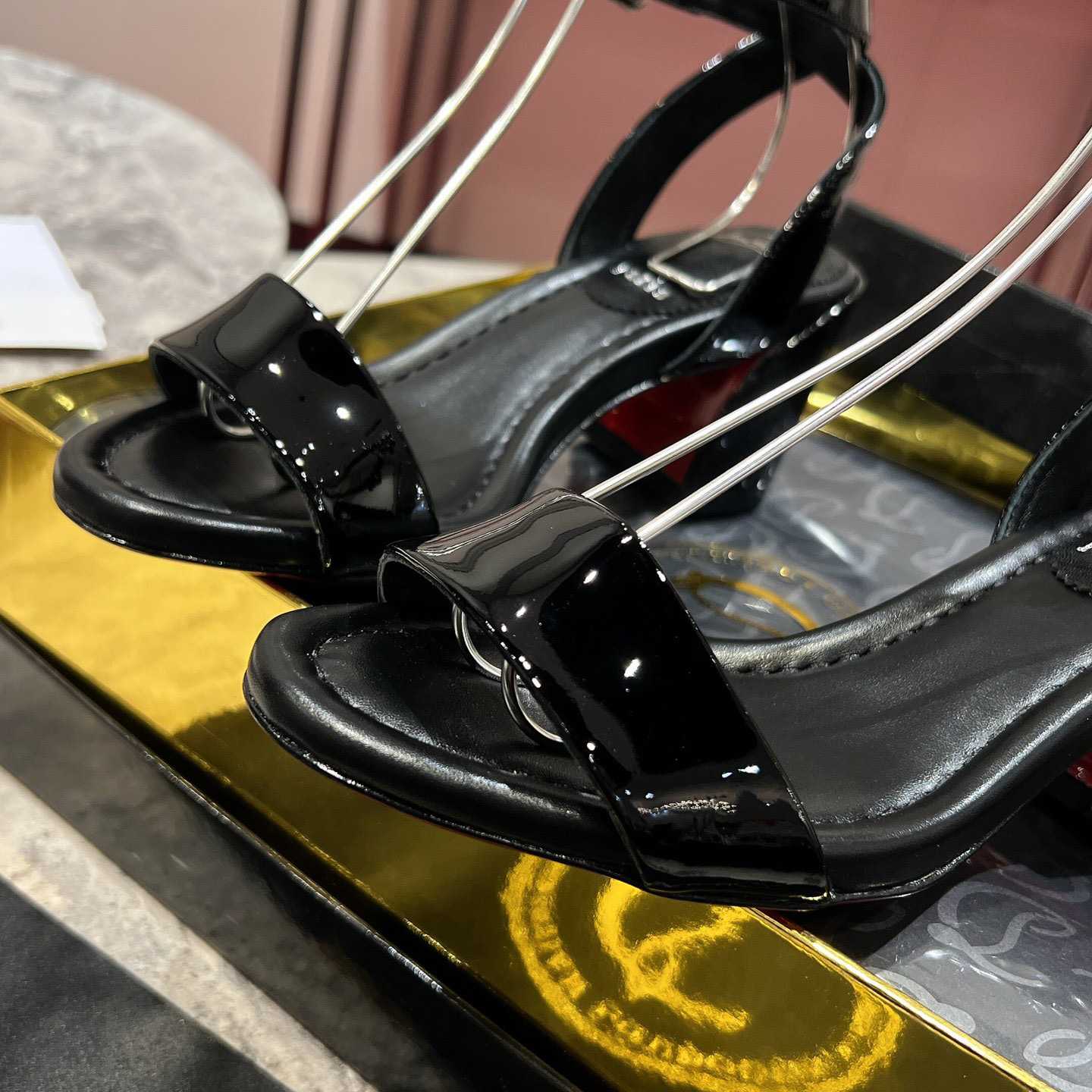 Christian Louboutin Miss Sabina 55mm Strappy Sandals - DopestKickz