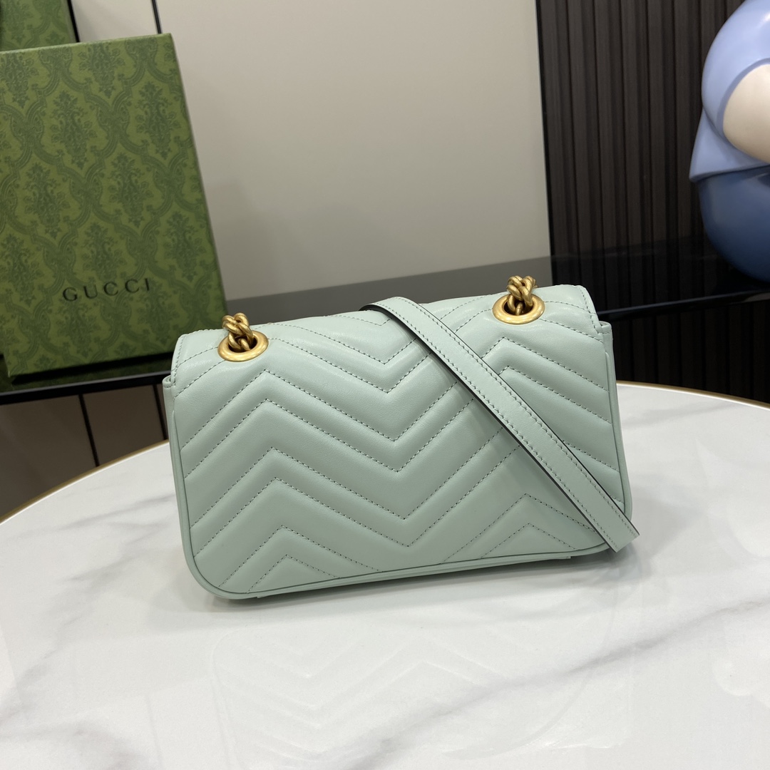 Gucci GG Marmont Matelassé Mini Bag - DopestKickz
