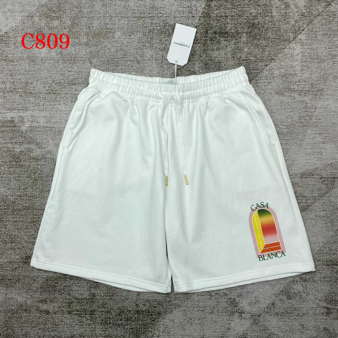 Casablanca Sweat Shorts   c809 - DopestKickz