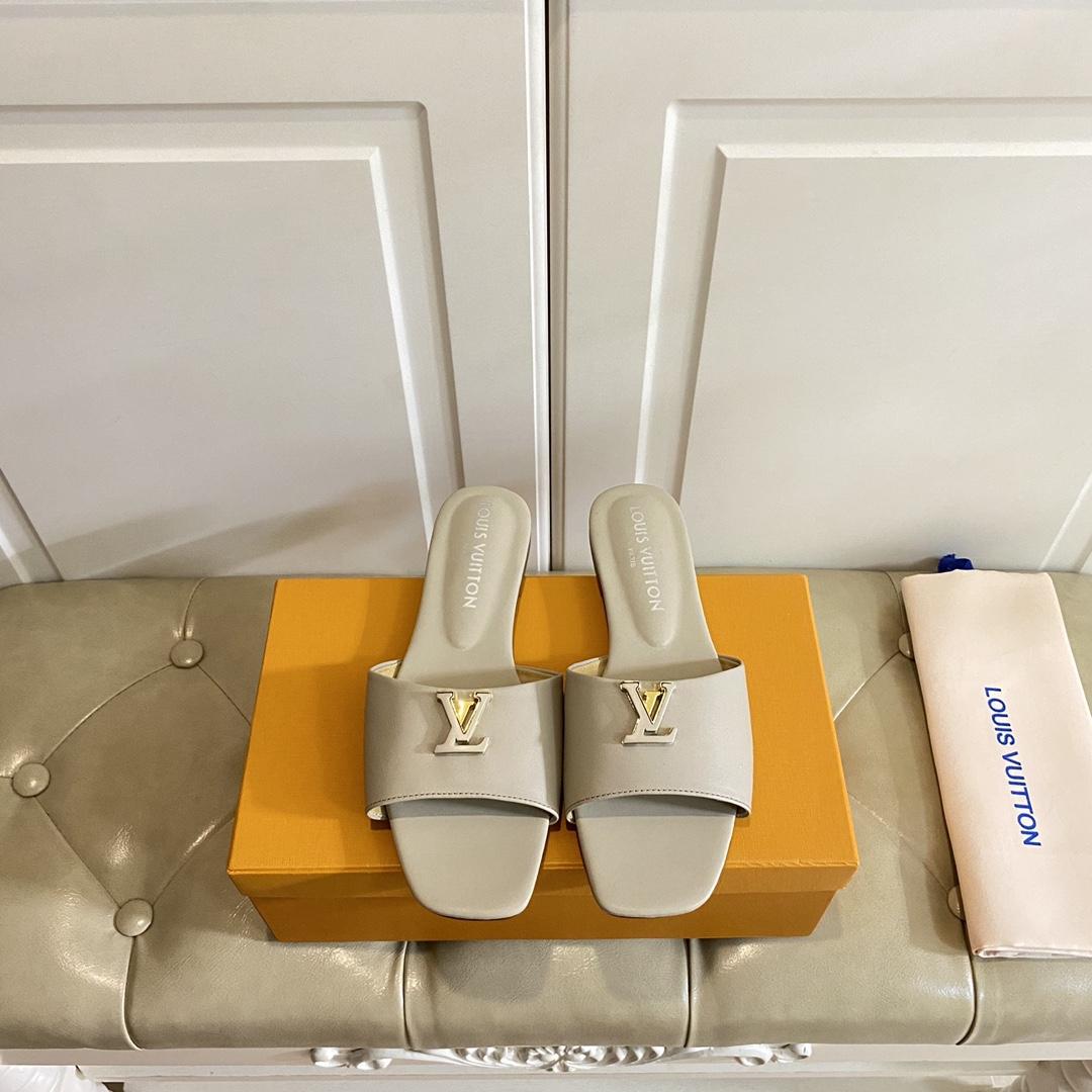 Louis Vuitton LV Capri Flat Mule   1ACTNO - DopestKickz