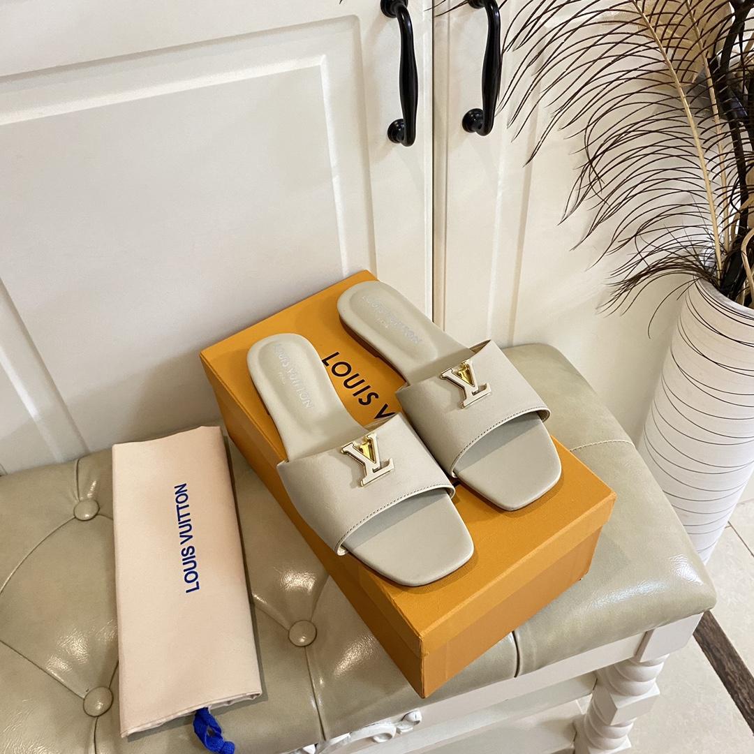 Louis Vuitton LV Capri Flat Mule   1ACTNO - DopestKickz