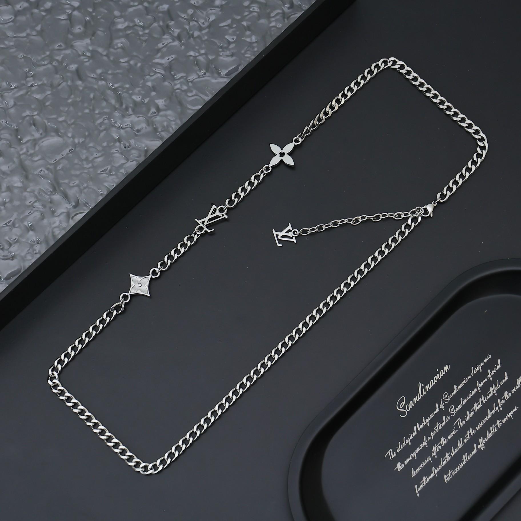 Louis Vuitton MNG Row Necklace   M01490 - DopestKickz