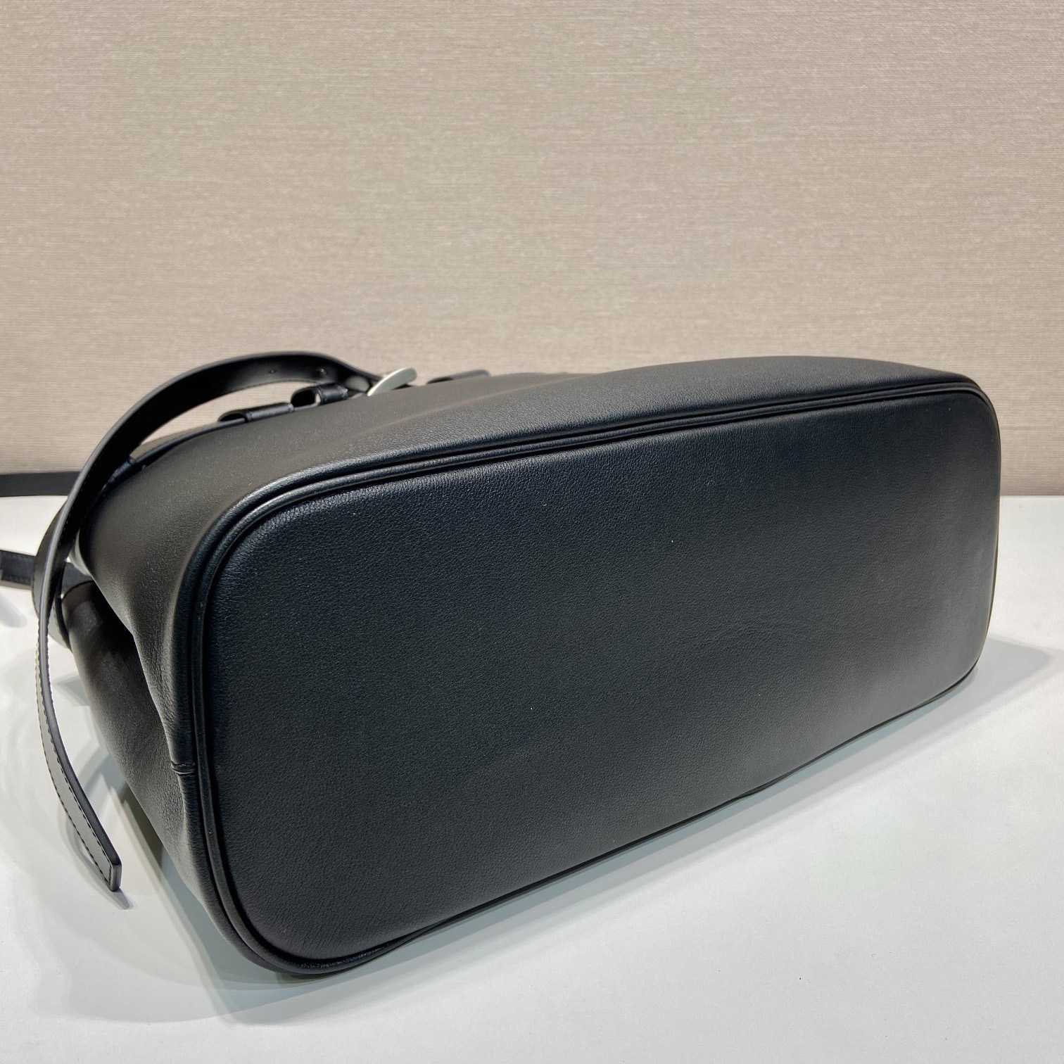 Prada Buckle Large Leather Handbag With Belt - DopestKickz