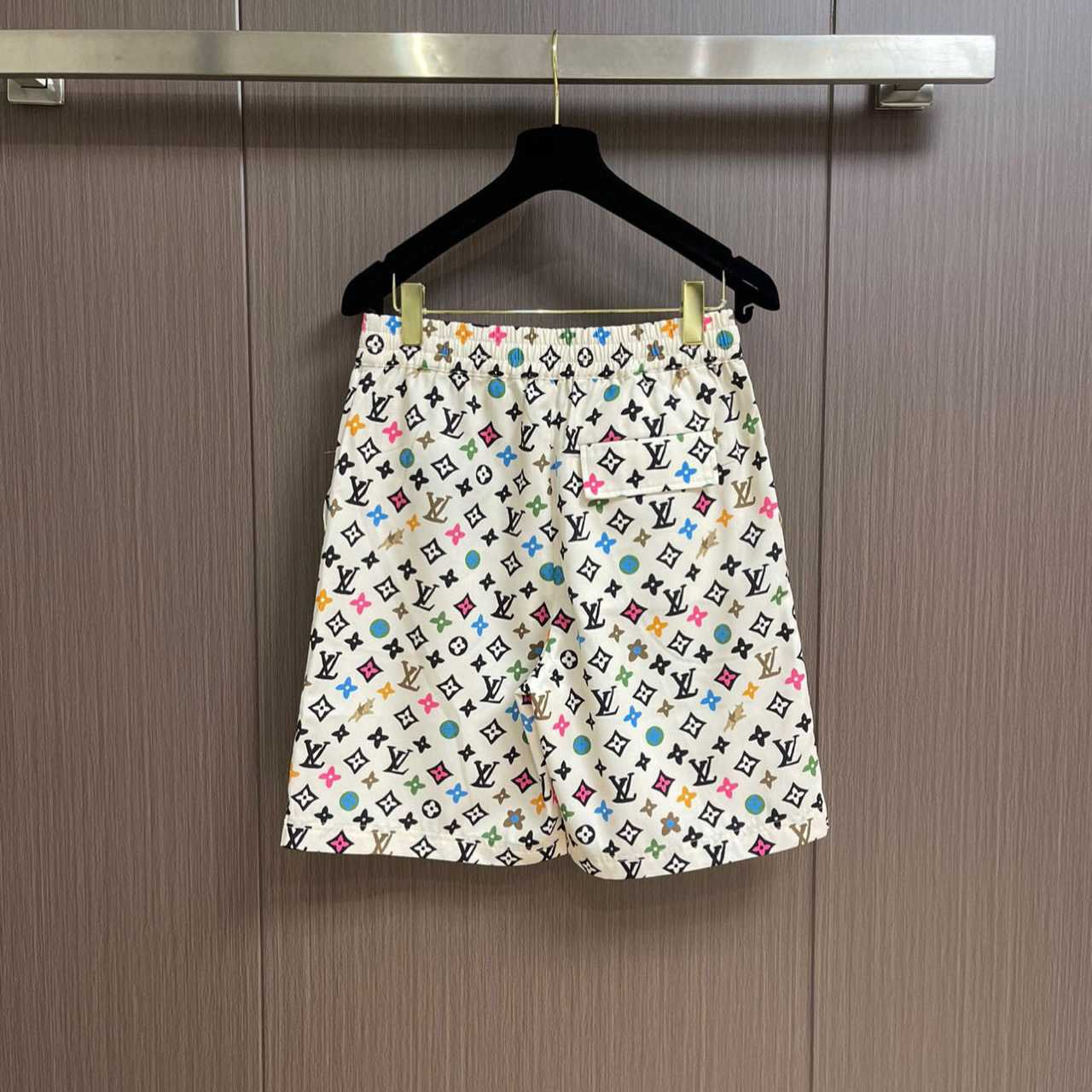 Louis Vuitton By Tyler, the Creator Monogram Printed Silk Shorts - DopestKickz