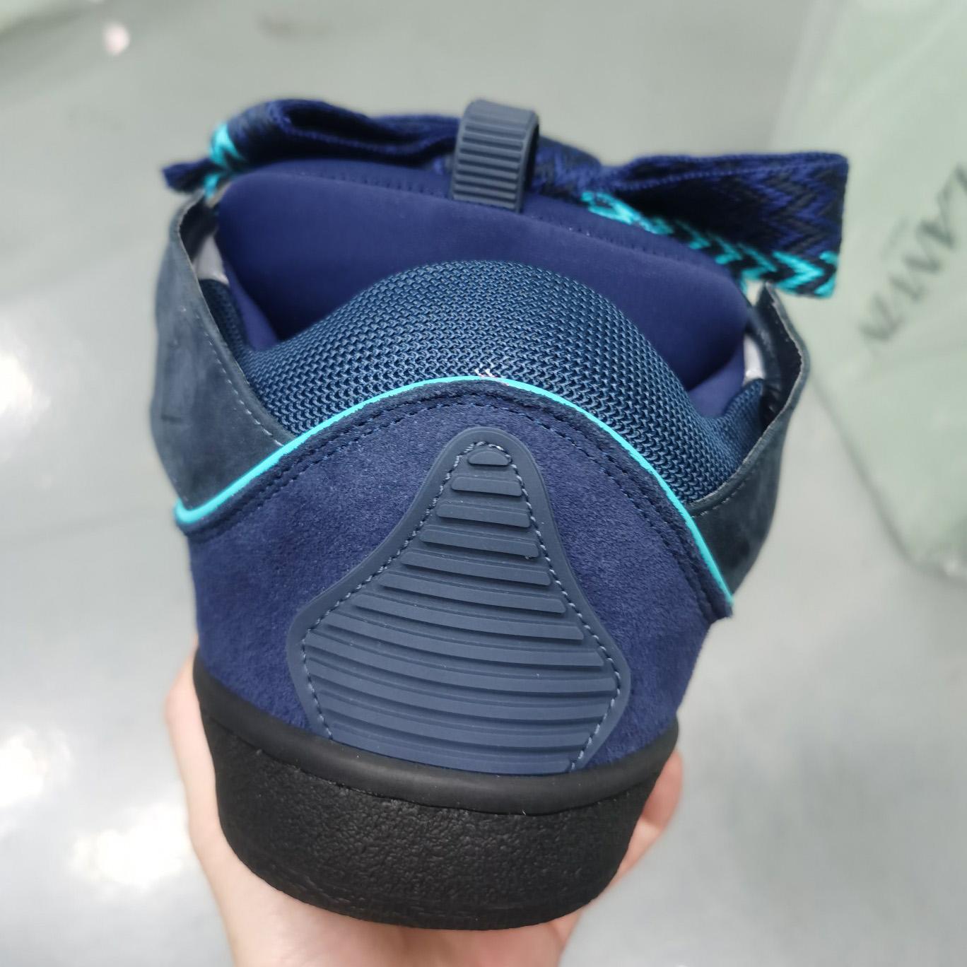 Lanvin Curb Panelled Sneakers - DopestKickz