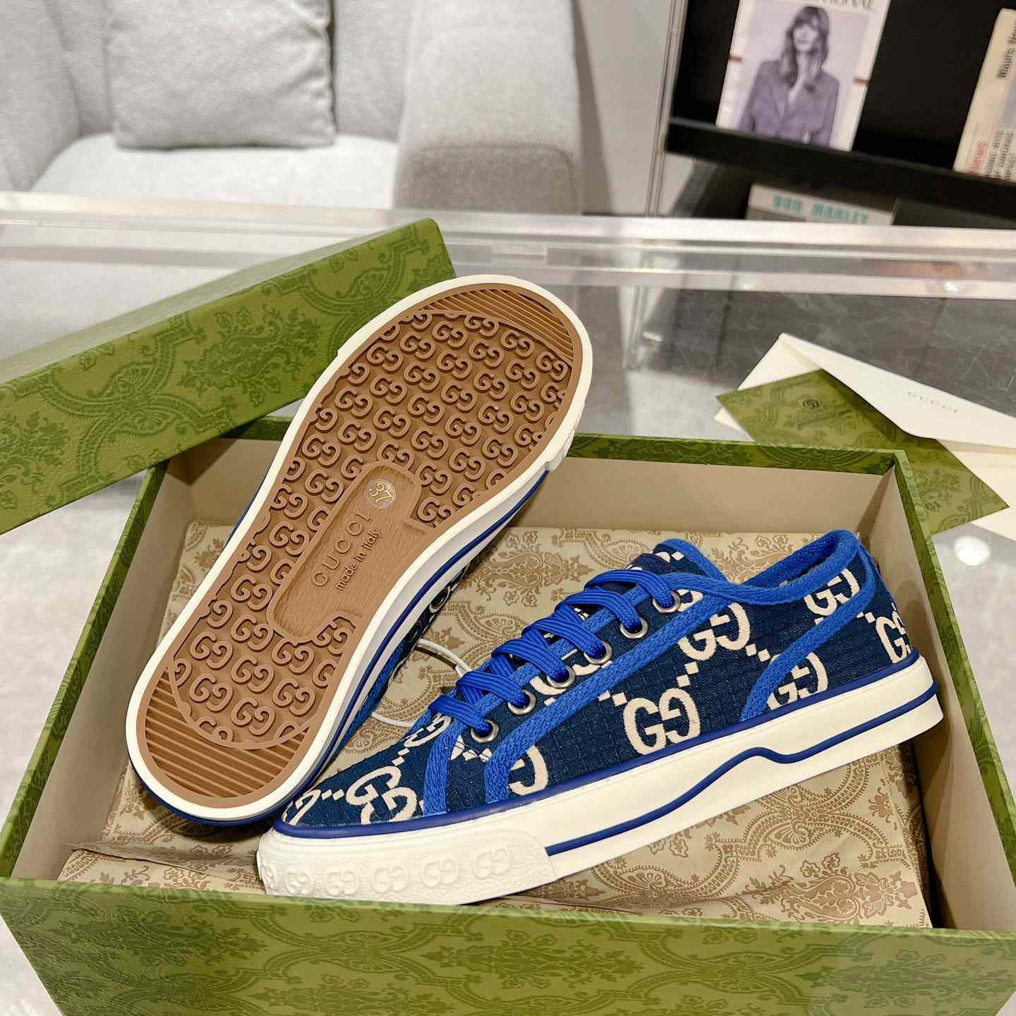 Gucci Men's Gucci Tennis 1977 Sneaker - DopestKickz