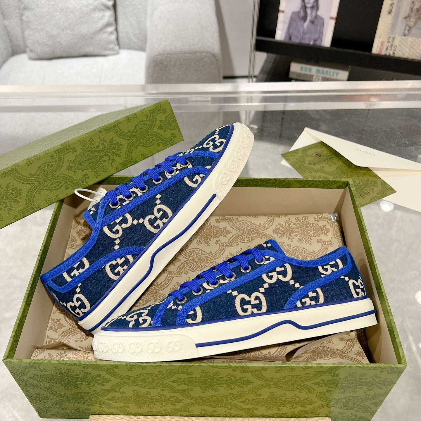 Gucci Men's Gucci Tennis 1977 Sneaker - DopestKickz