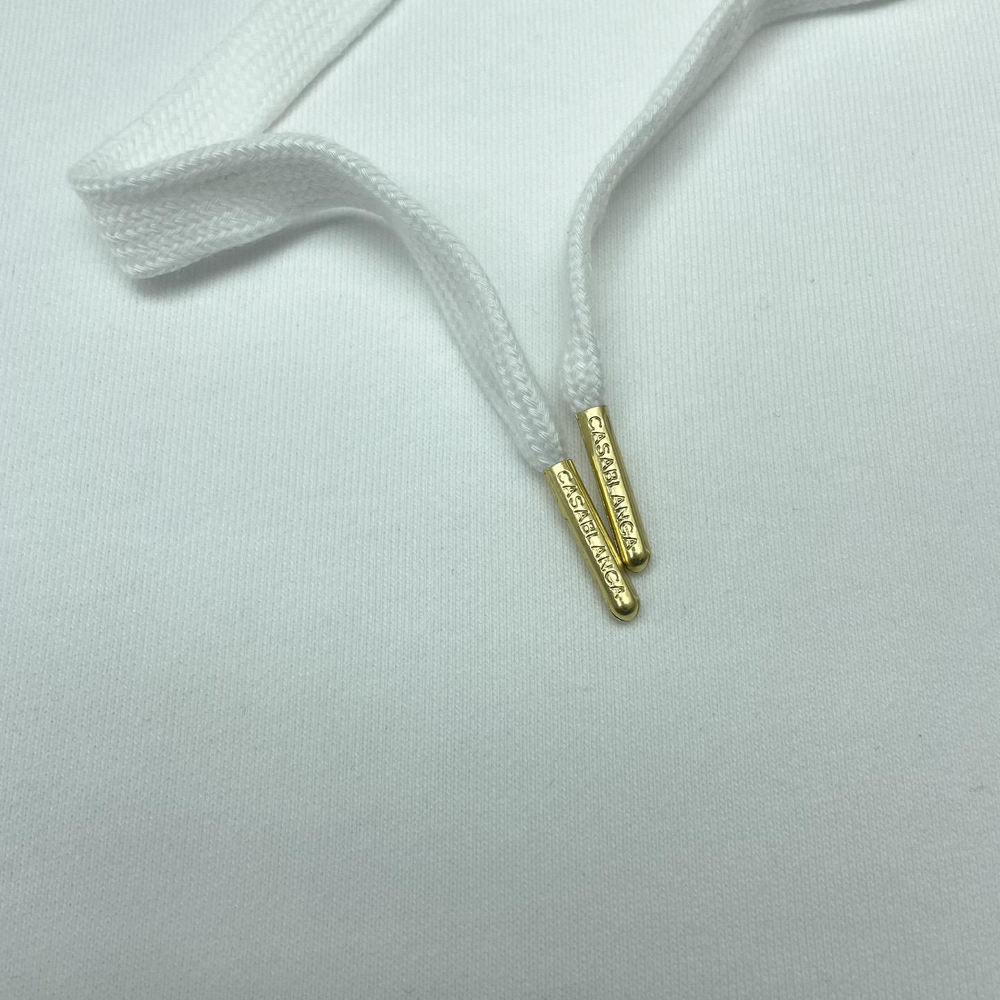 Casablanca White Gradient Arch Organic Cotton Hoodie    c806 - DopestKickz