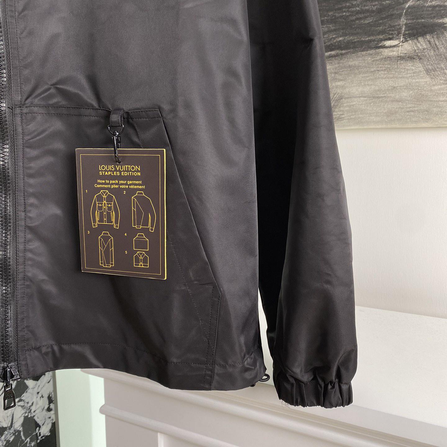 Louis Vuitton Signature Monogram Reversible Nylon Windbreaker - DopestKickz