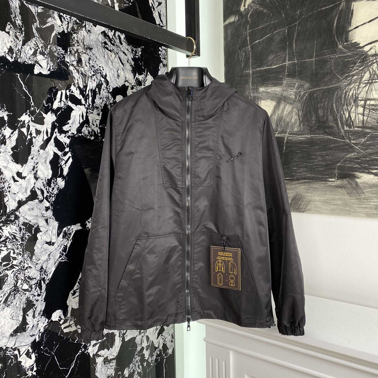 Louis Vuitton Signature Monogram Reversible Nylon Windbreaker - DopestKickz