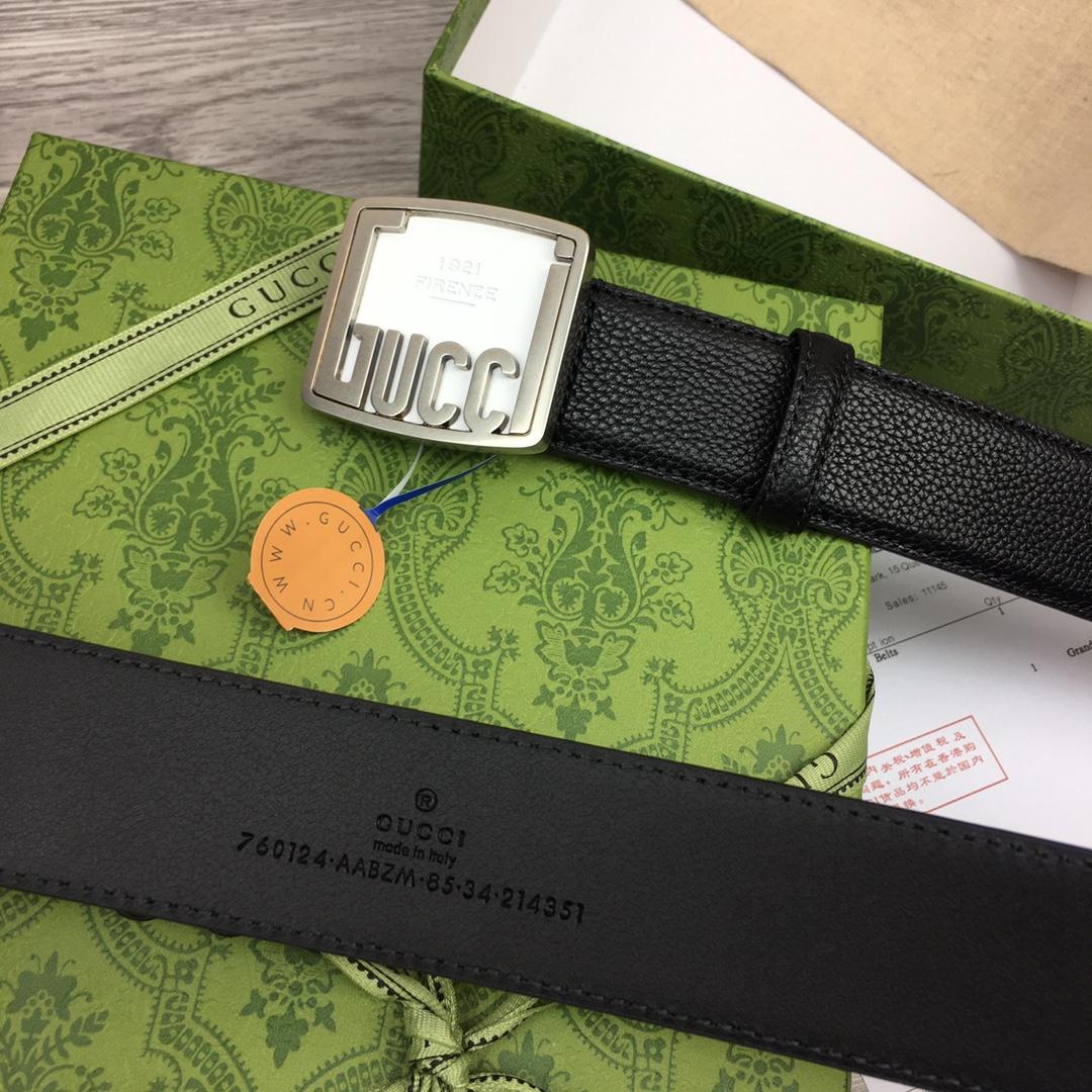 Gucci Leather Belt  35mm - DopestKickz