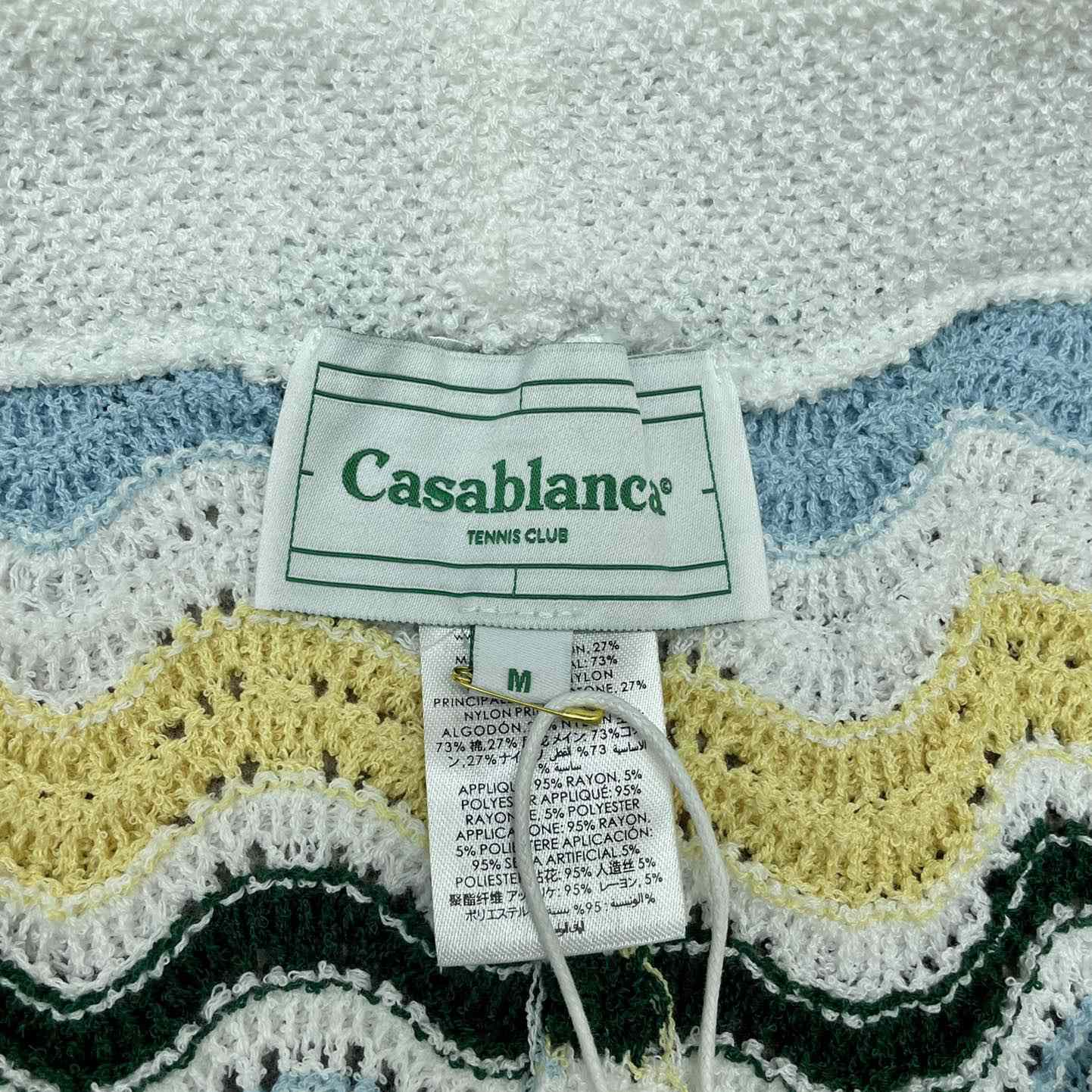 Casablanca Wavy Knit Cotton Shorts   m1029 - DopestKickz