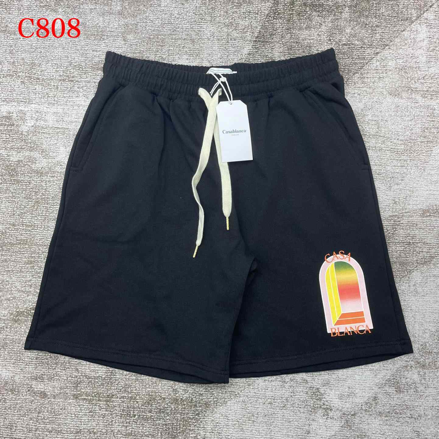 Casablanca Sweat Shorts   c808 - DopestKickz