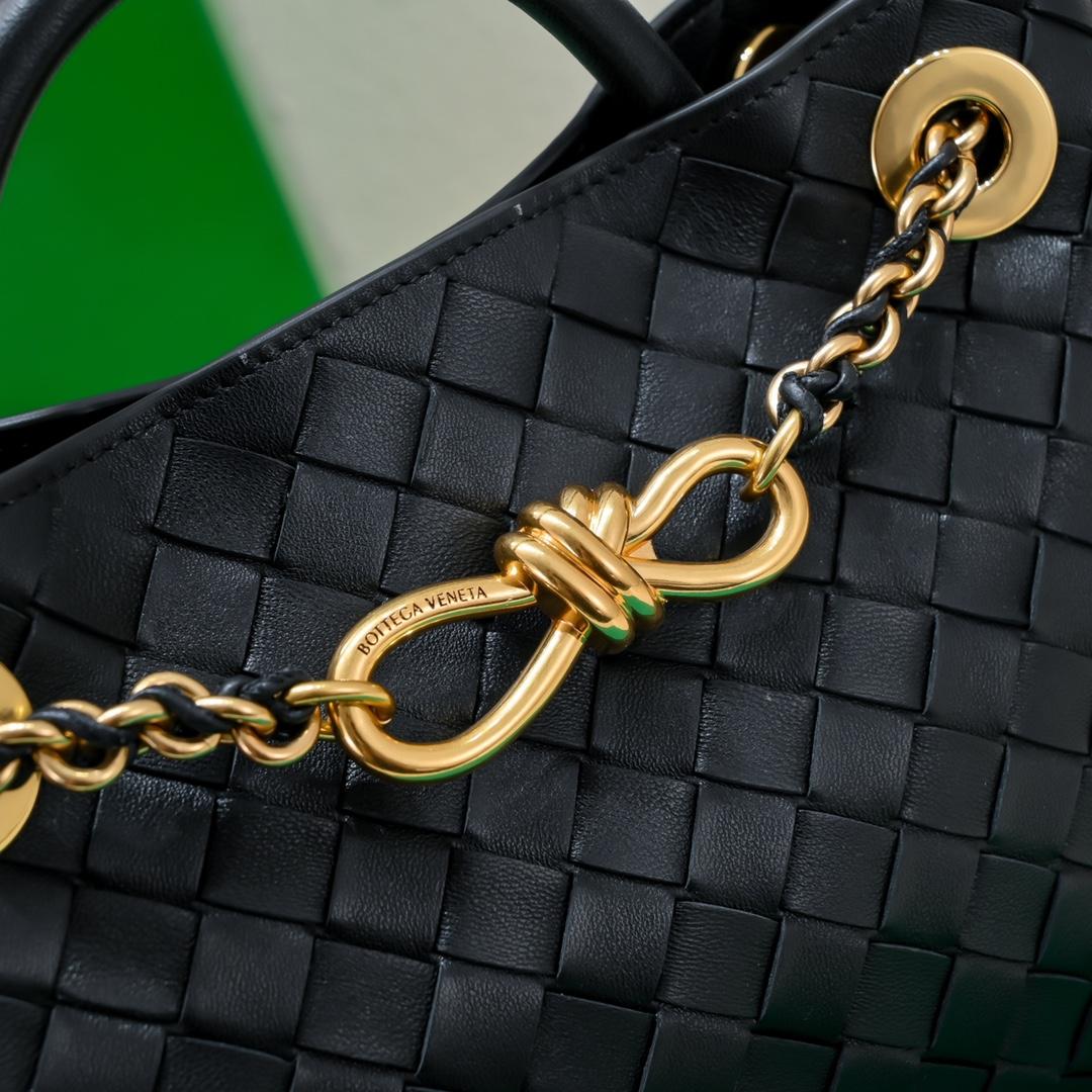 Bottega Veneta Small Andiamo With Chain - DopestKickz