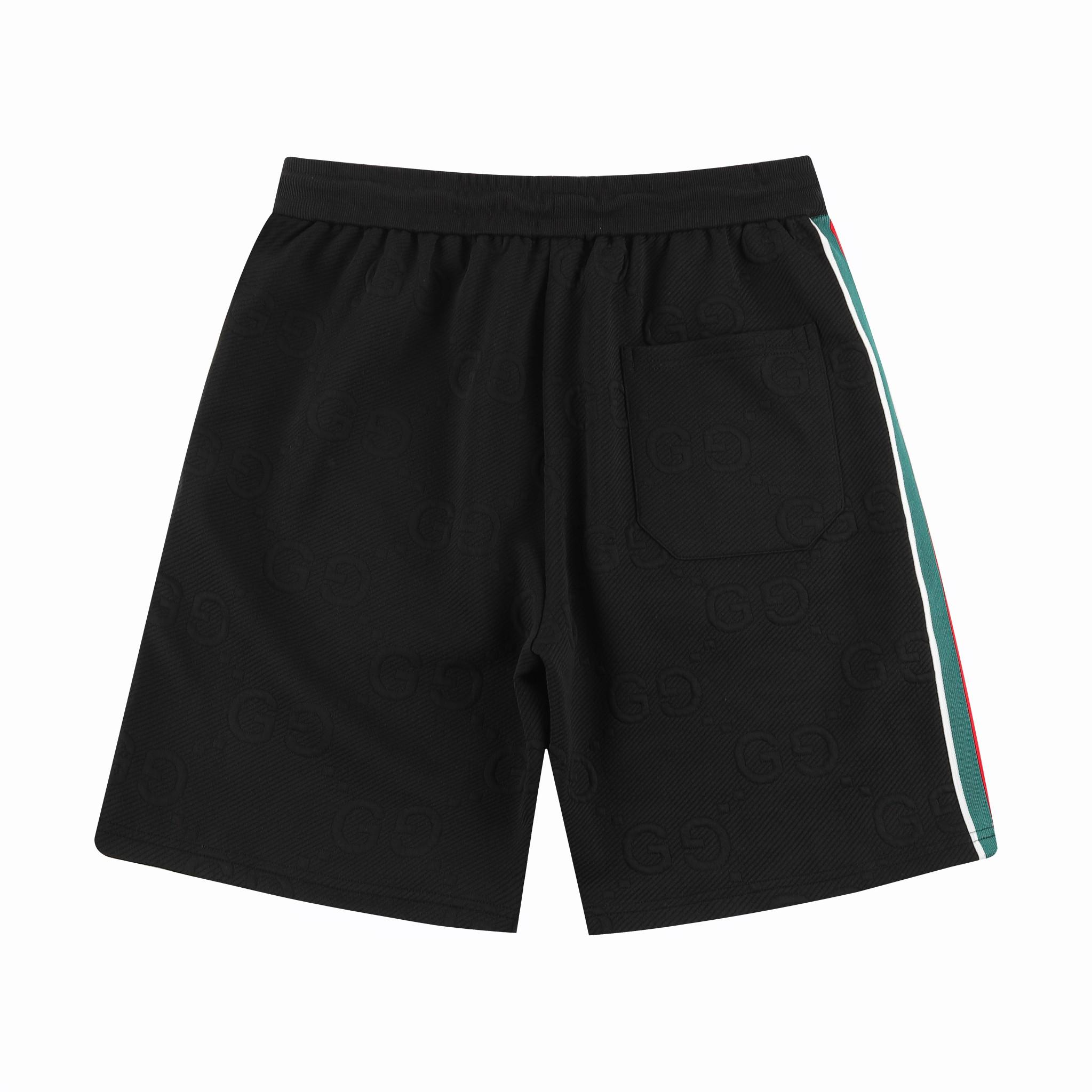 Gucci Web-stripe Jersey Track Shorts - DopestKickz