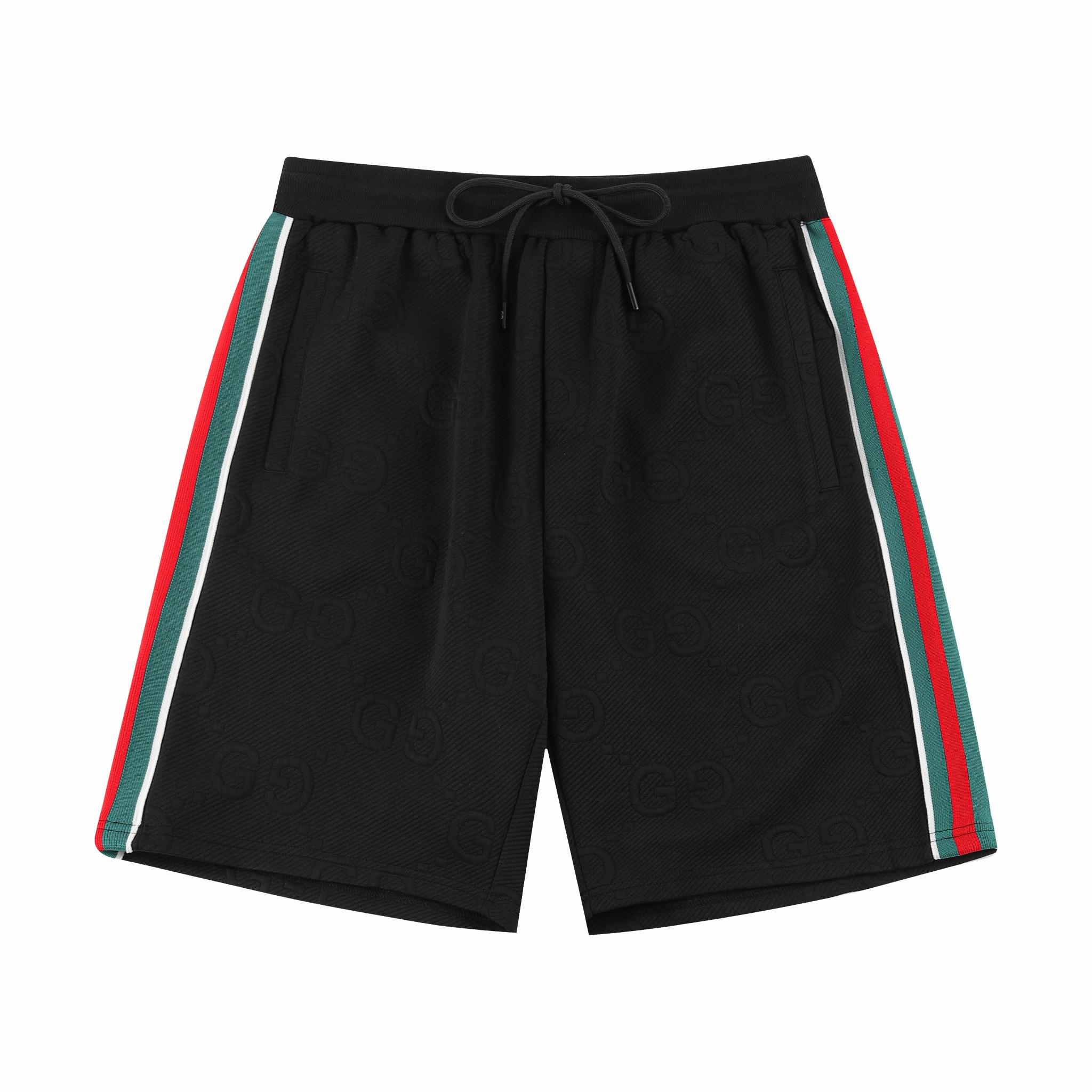 Gucci Web-stripe Jersey Track Shorts - DopestKickz