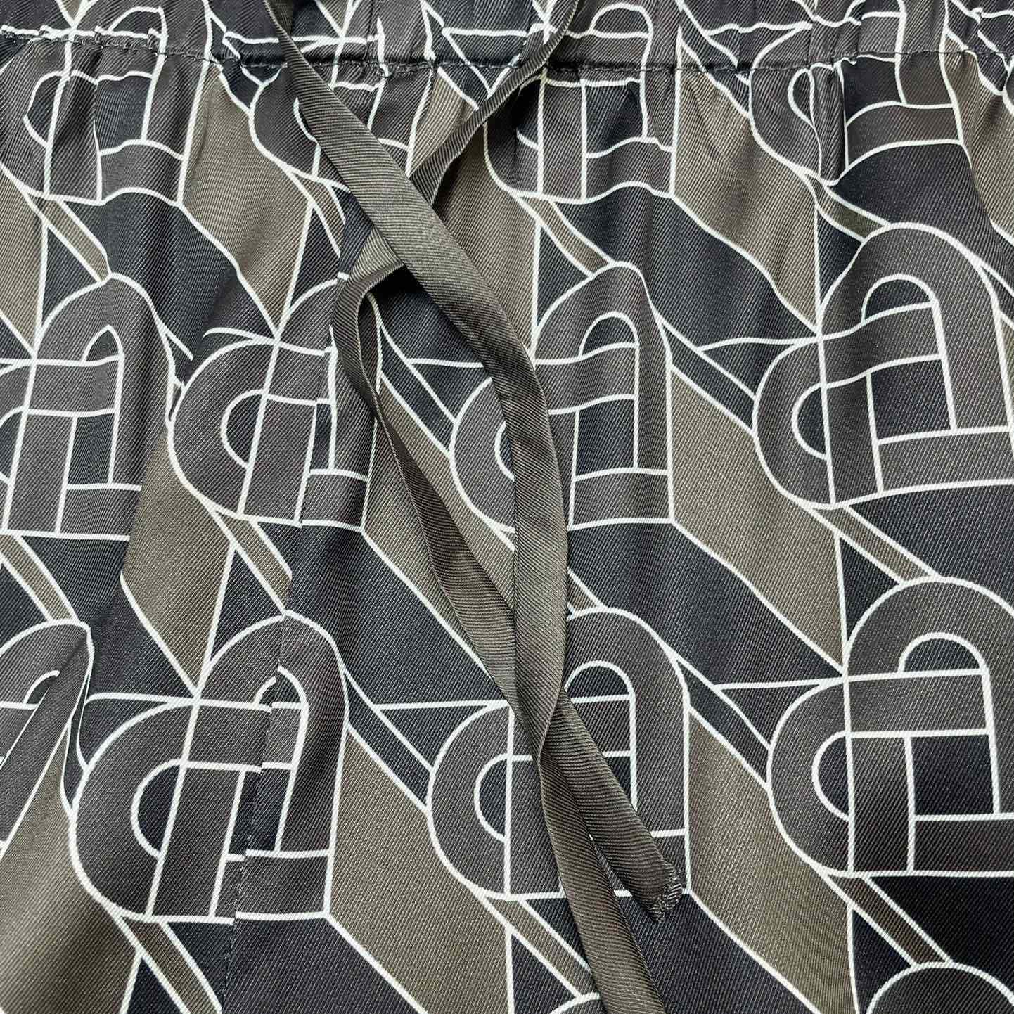 Casablanca Heart Monogram-print Silk Trousers CA3463 - DopestKickz