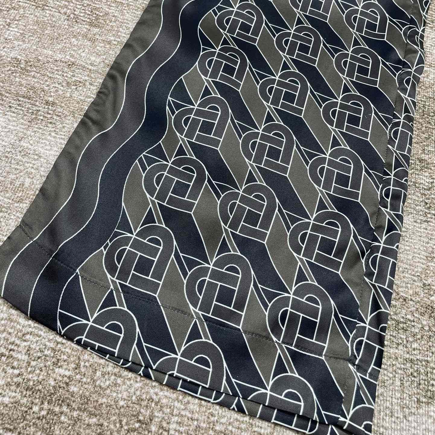 Casablanca Heart Monogram-print Silk Trousers CA3463 - DopestKickz