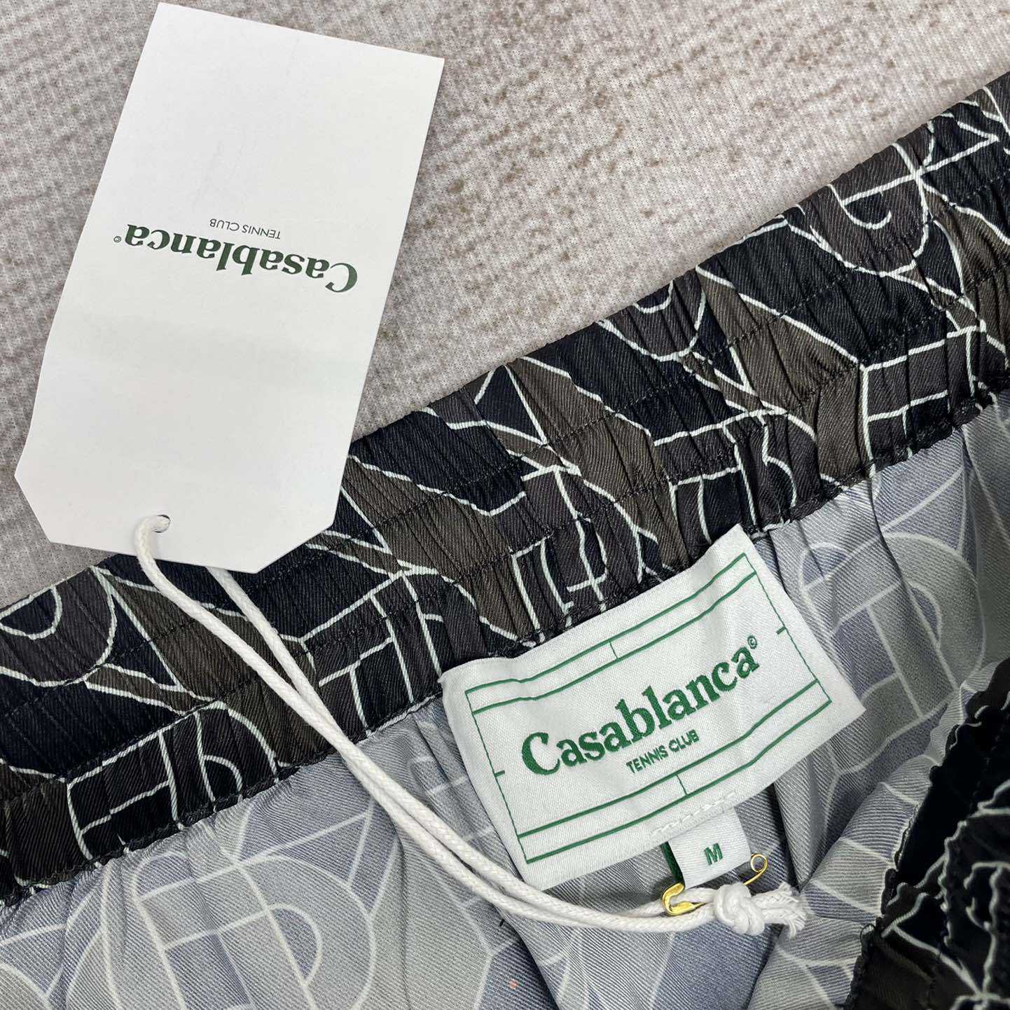 Casablanca Heart Monogram-print Silk Trousers CA3463 - DopestKickz