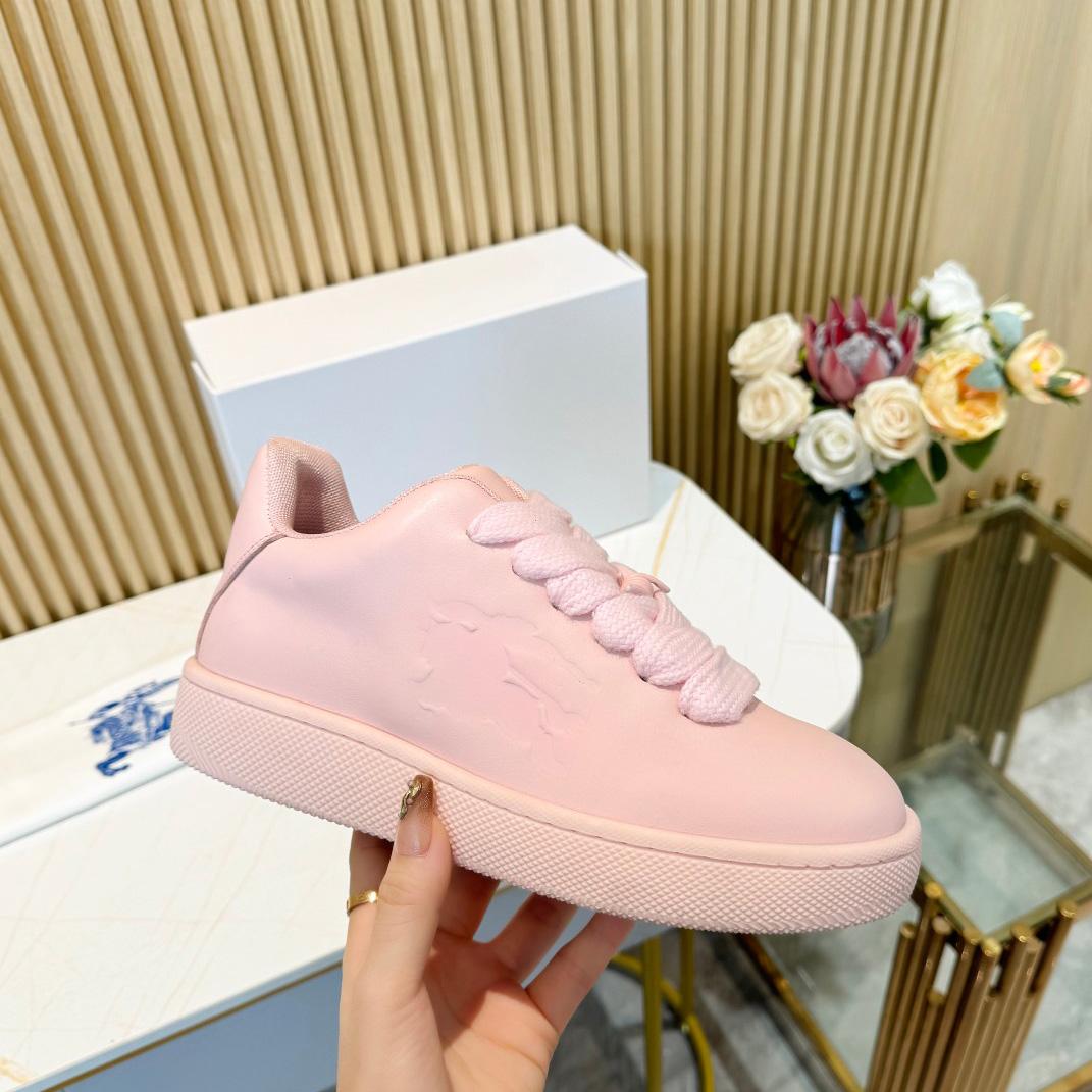 Burberry Leather Box Sneakers - DopestKickz