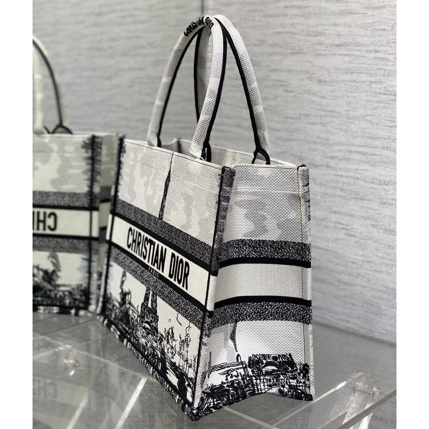 Dior Medium Dior Book Tote - DopestKickz