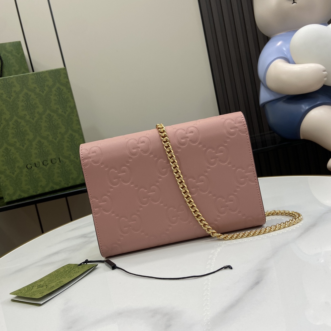 Gucci GG Chain Wallet - DopestKickz