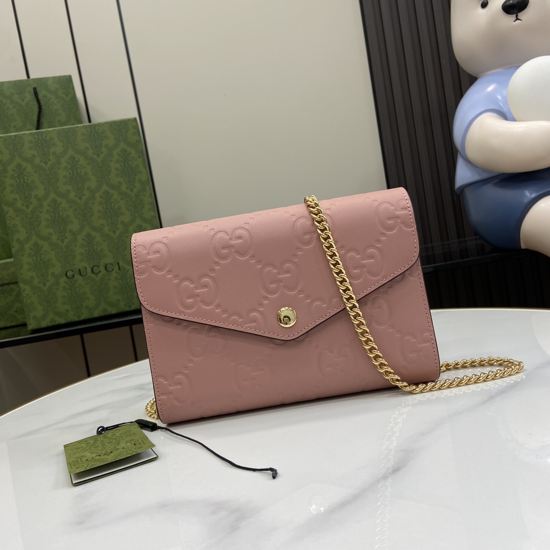 Gucci GG Chain Wallet - DopestKickz