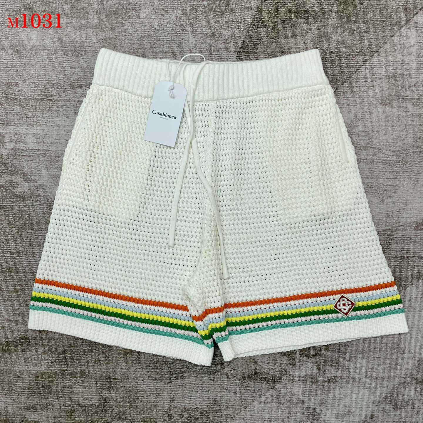 Casablanca Tennis crochet-knit Shorts    m1031 - DopestKickz
