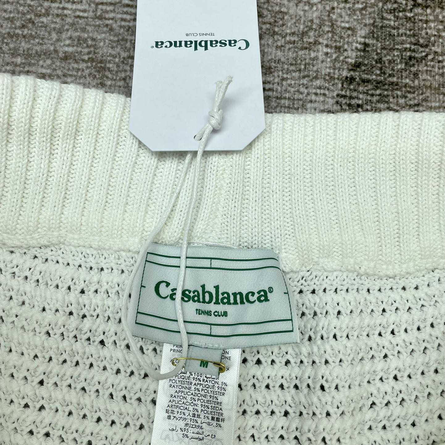 Casablanca Tennis crochet-knit Shorts    m1031 - DopestKickz