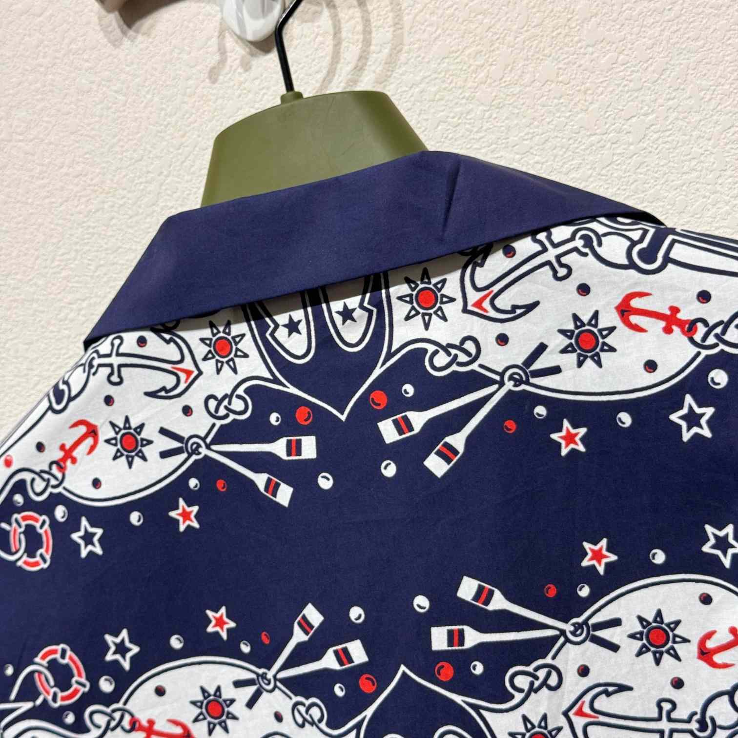 Gucci Double G bandana Print Cotton Shirt - DopestKickz