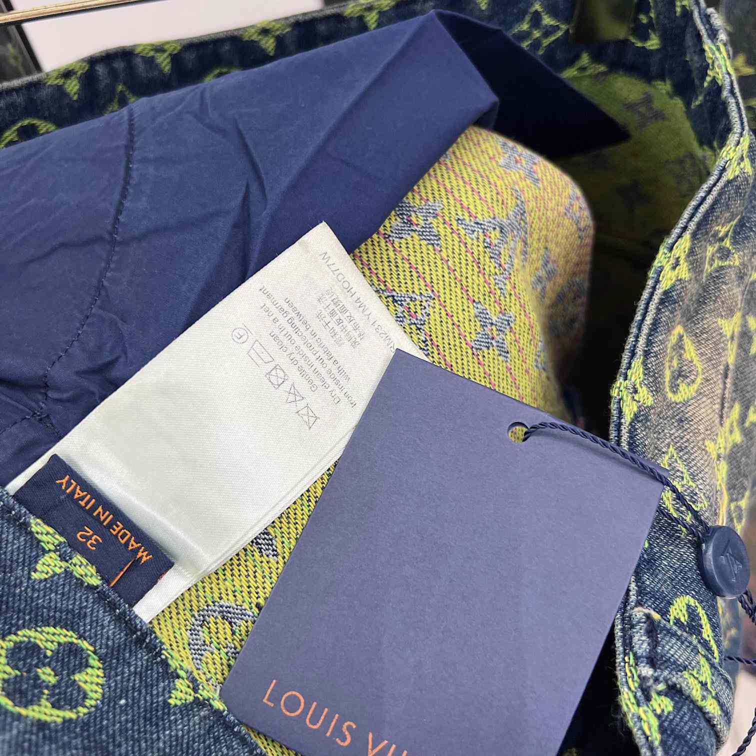 Louis Vuitton Monogram Denim Shorts - DopestKickz