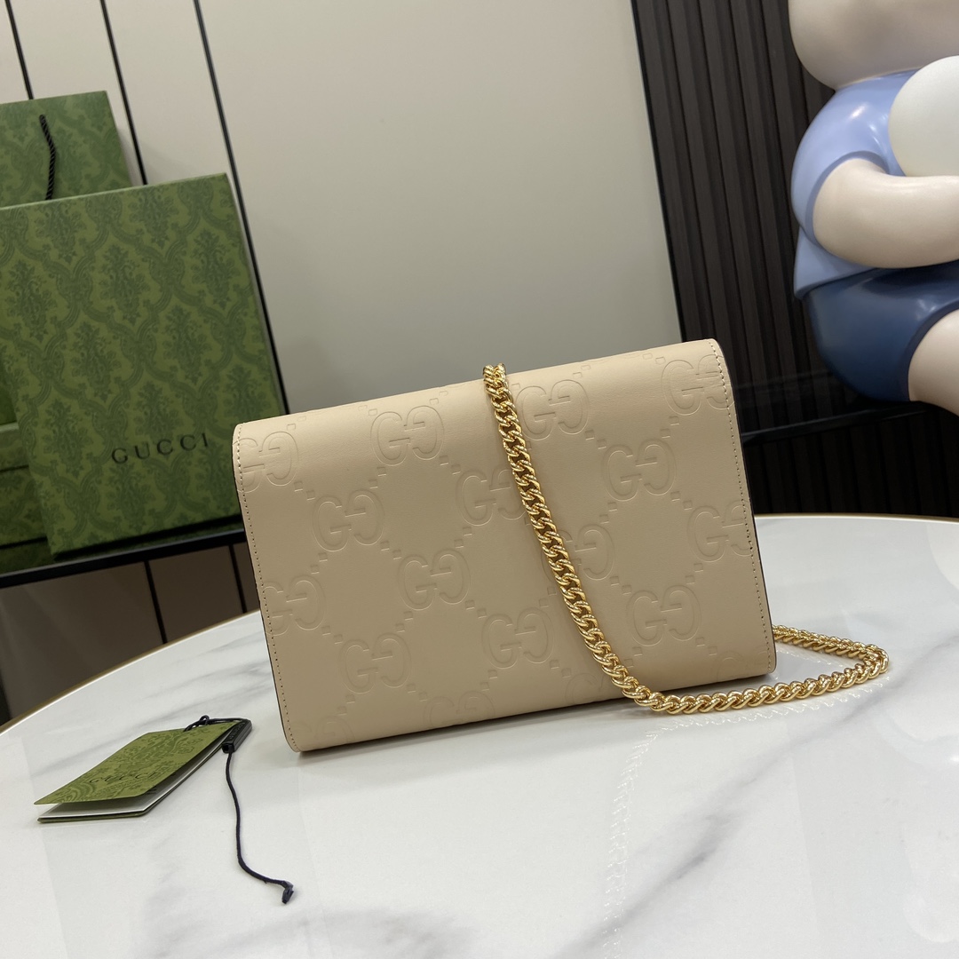 Gucci GG Chain Wallet - DopestKickz