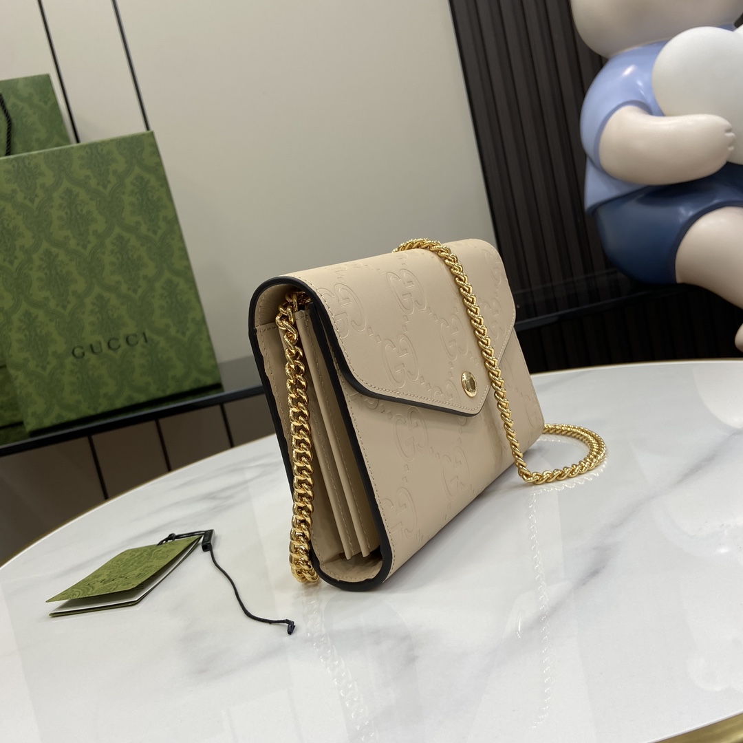 Gucci GG Chain Wallet - DopestKickz