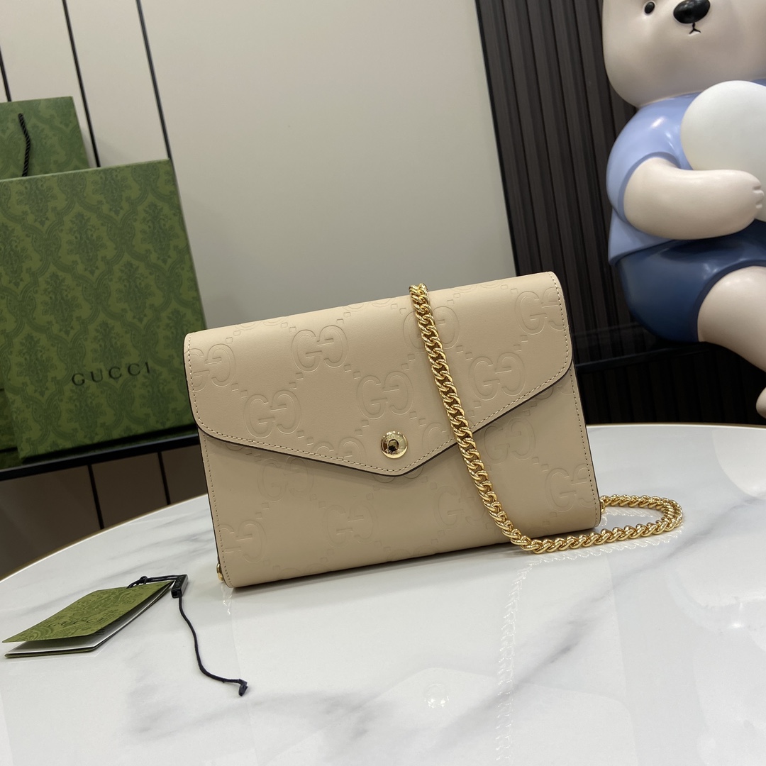 Gucci GG Chain Wallet - DopestKickz
