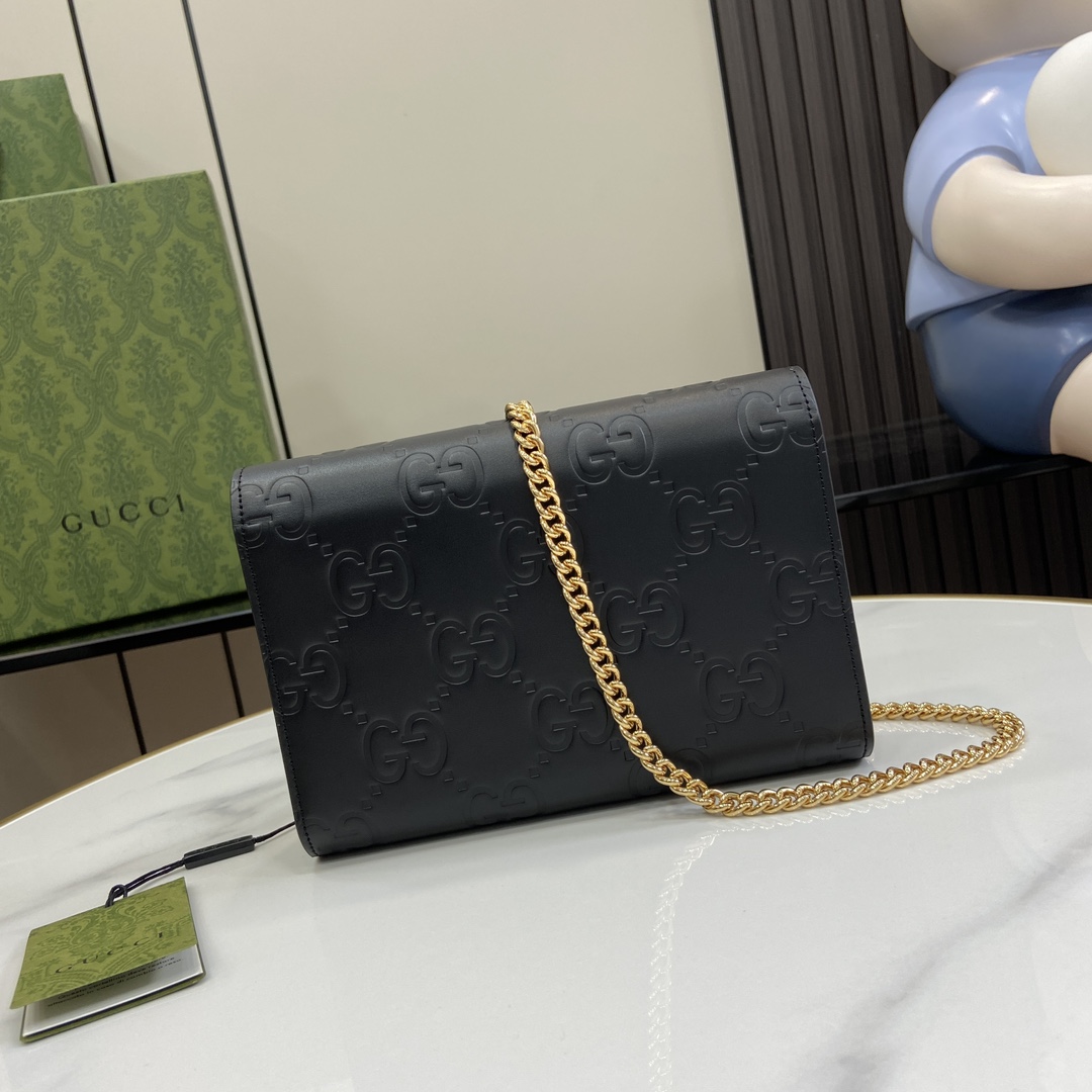 Gucci GG Chain Wallet - DopestKickz