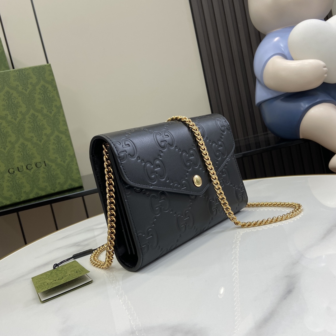 Gucci GG Chain Wallet - DopestKickz