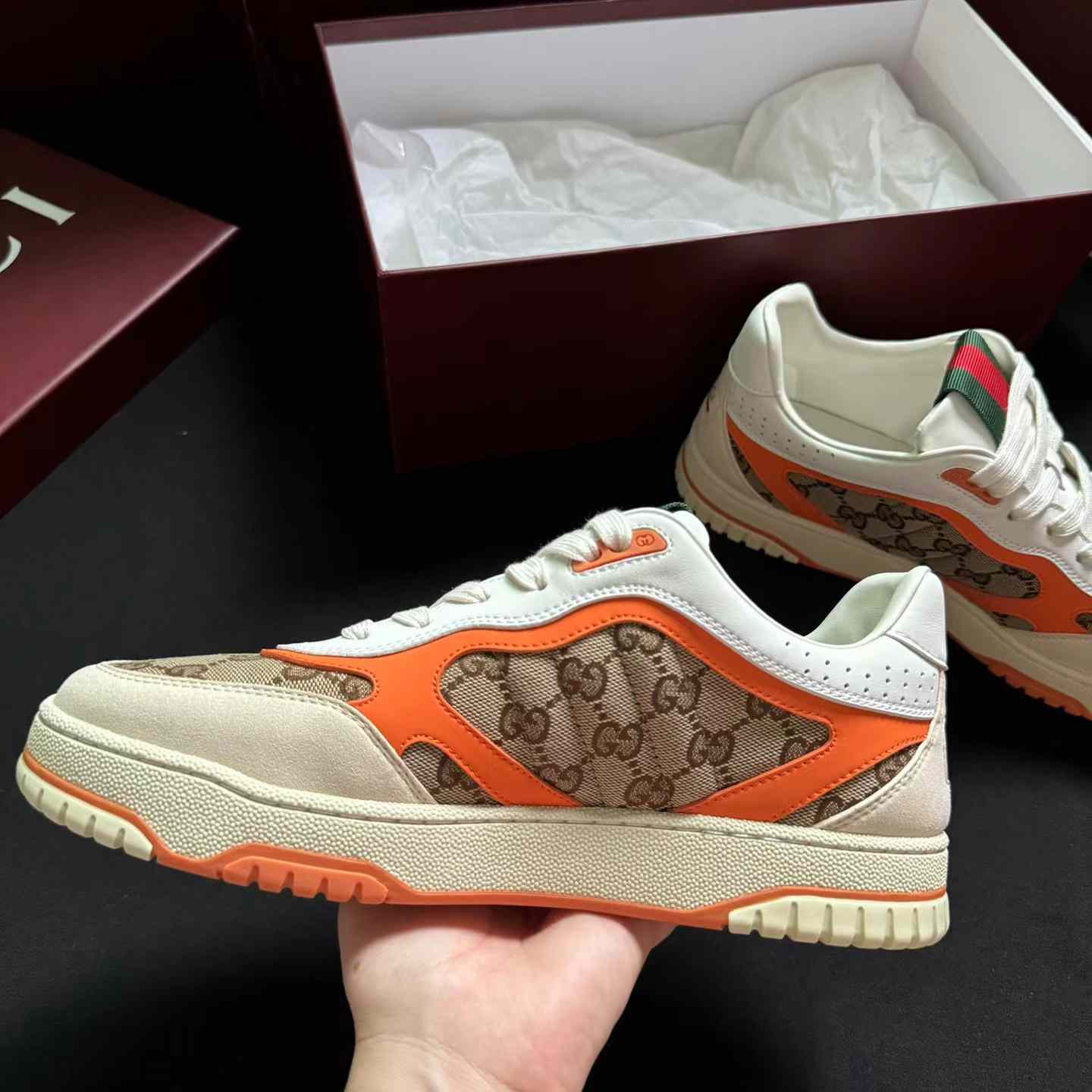 Gucci Re-Web Sneakers - DopestKickz