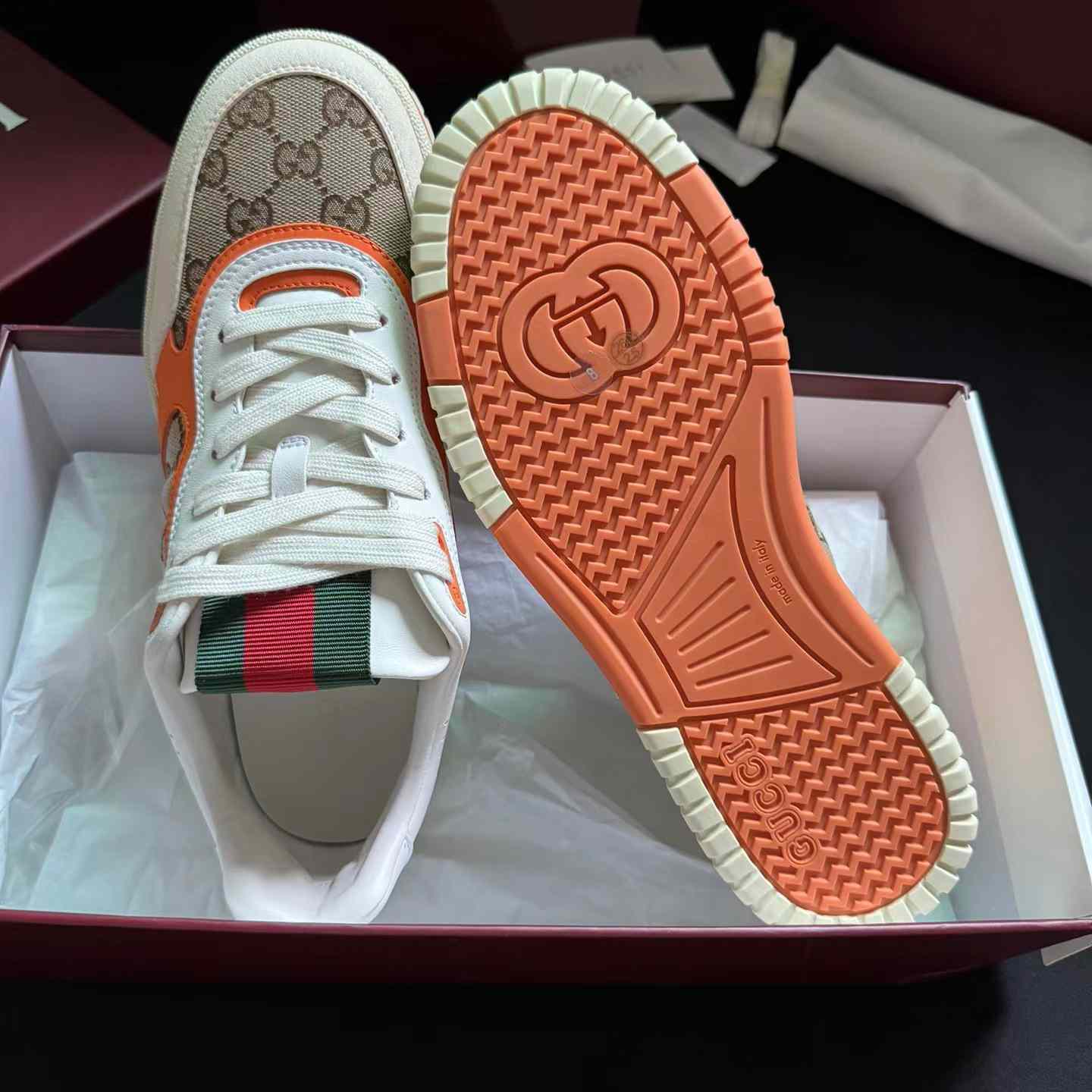 Gucci Re-Web Sneakers - DopestKickz