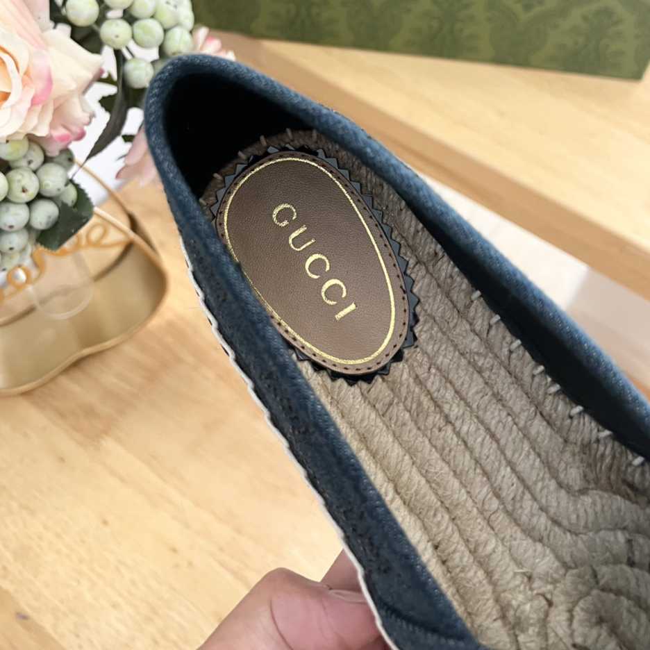 Gucci Women's Espadrille With GG Crystals - DopestKickz