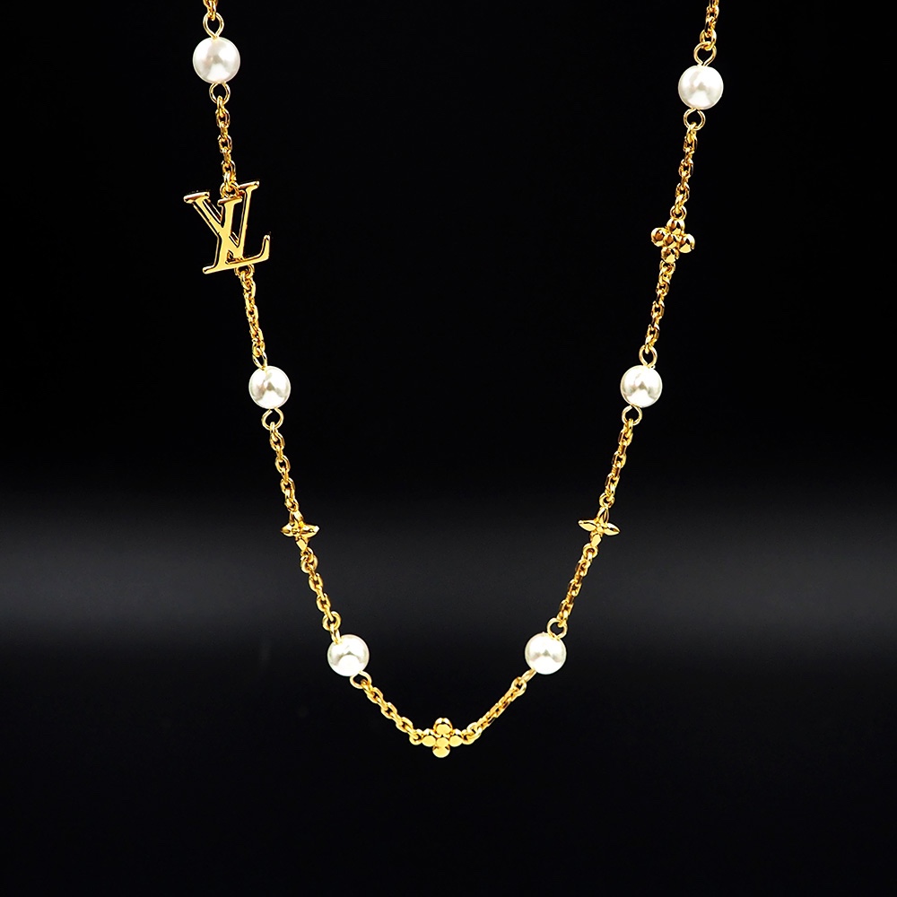 Louis Vuitton Louisa Necklace   M01610 - DopestKickz