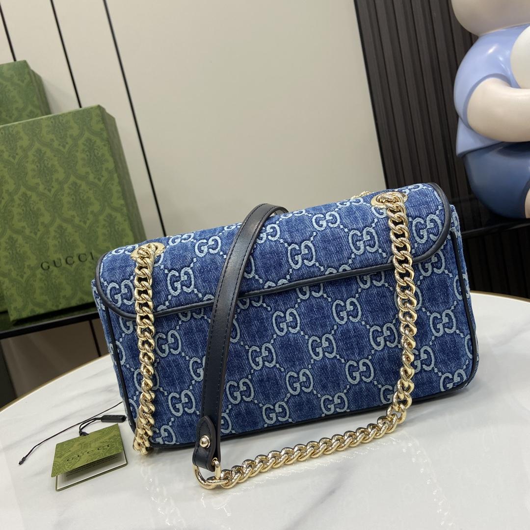 Gucci GG Marmont Small Shoulder Bag - DopestKickz