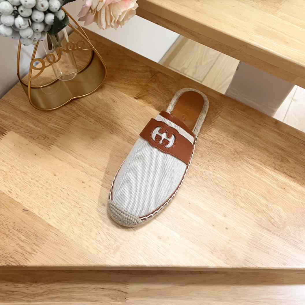 Gucci Interlocking G Slide Espadrille - DopestKickz