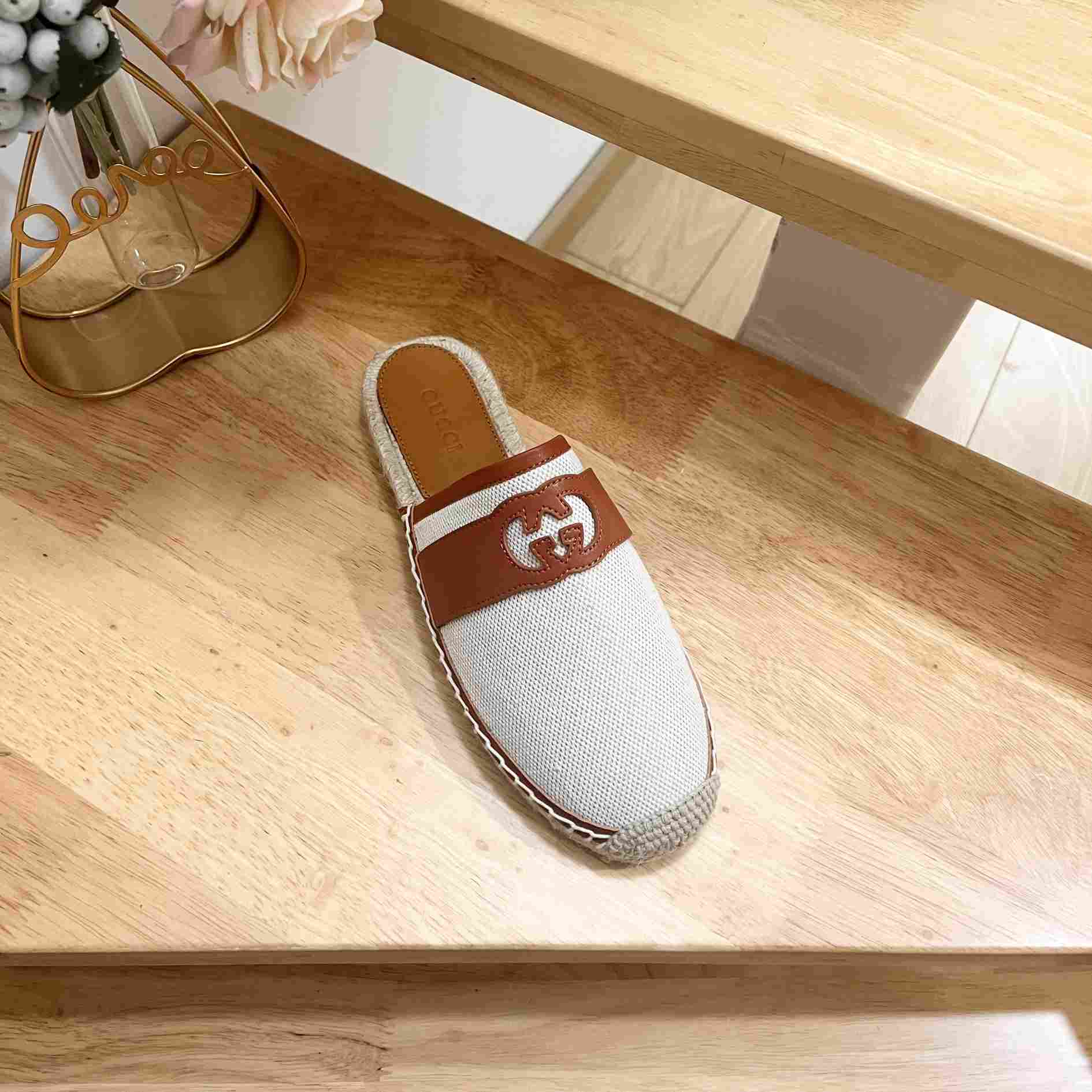 Gucci Interlocking G Slide Espadrille - DopestKickz